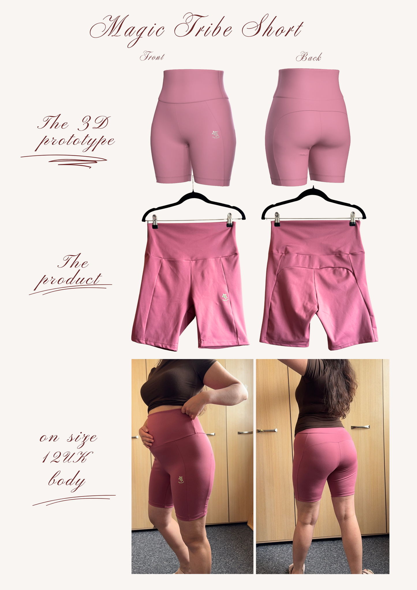 Magic Tribe Short - ROSE PETAL