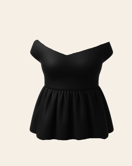 Long Off shoulder - BLACK