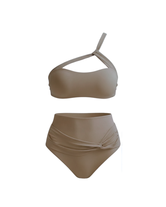 2 piece Swimwear-TAUPE