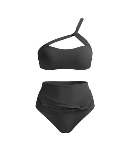 2 piece Swimwear-BLACK