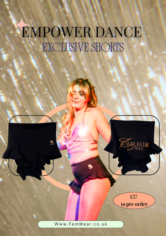 Empower Heel  Black Shorts