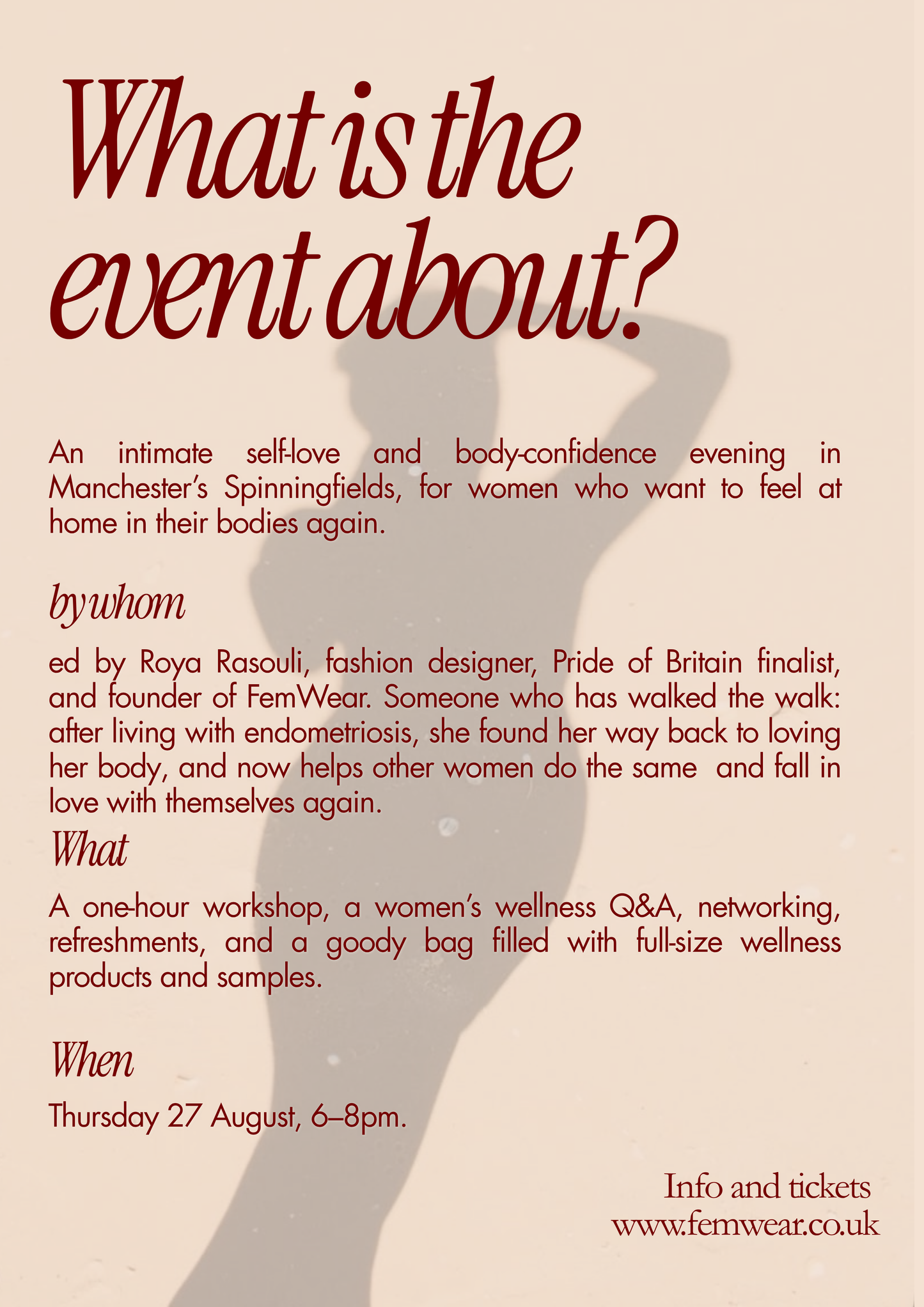 Fall Back in Love With Yourself | Evening at  Manchester