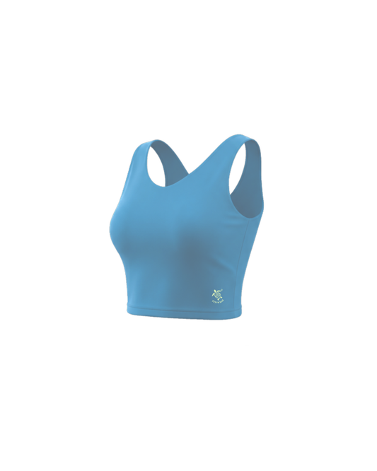 Magic Tribe Cropped Top -OCEAN TEAL