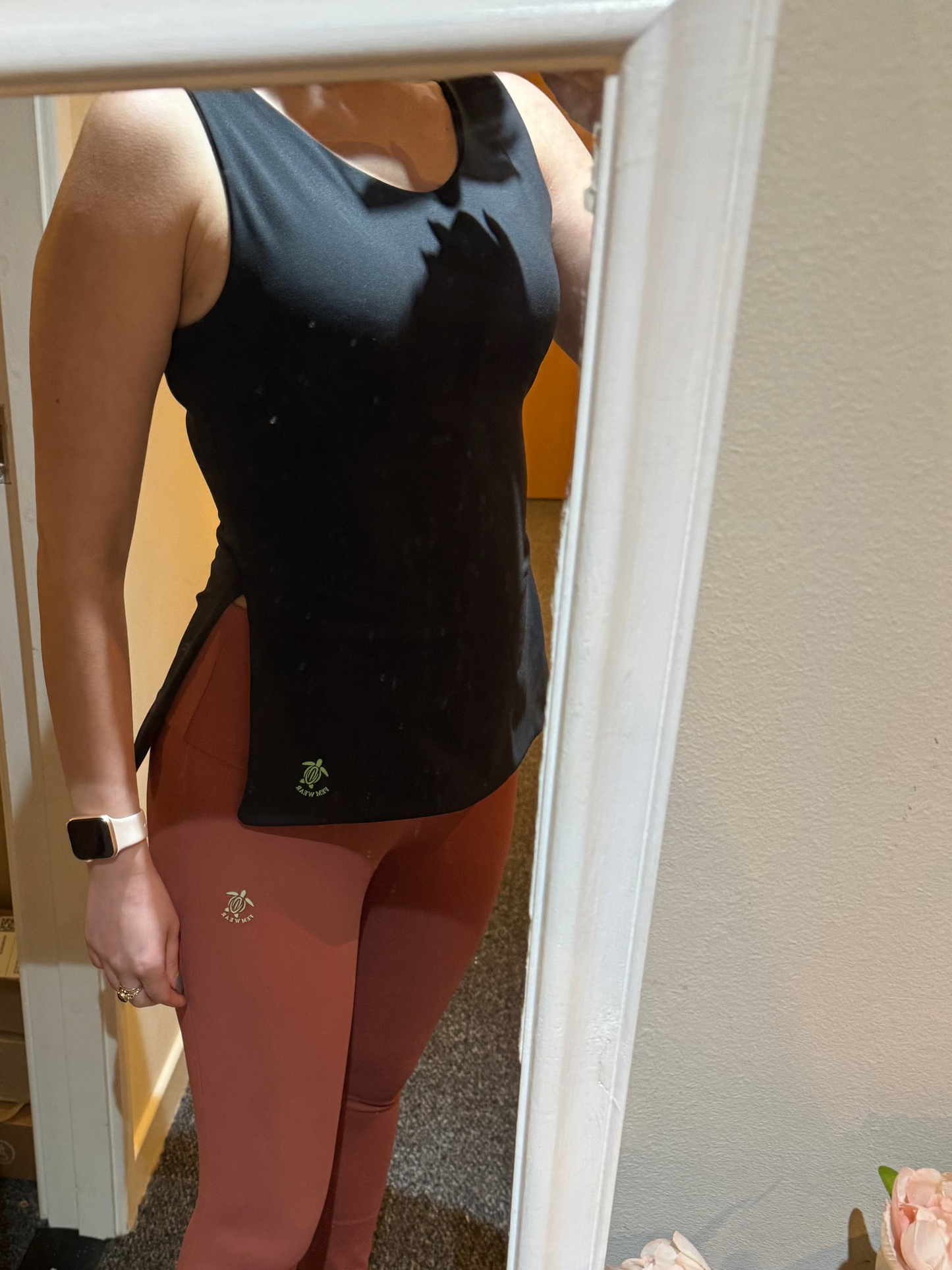 Long Top with Slits - Rose