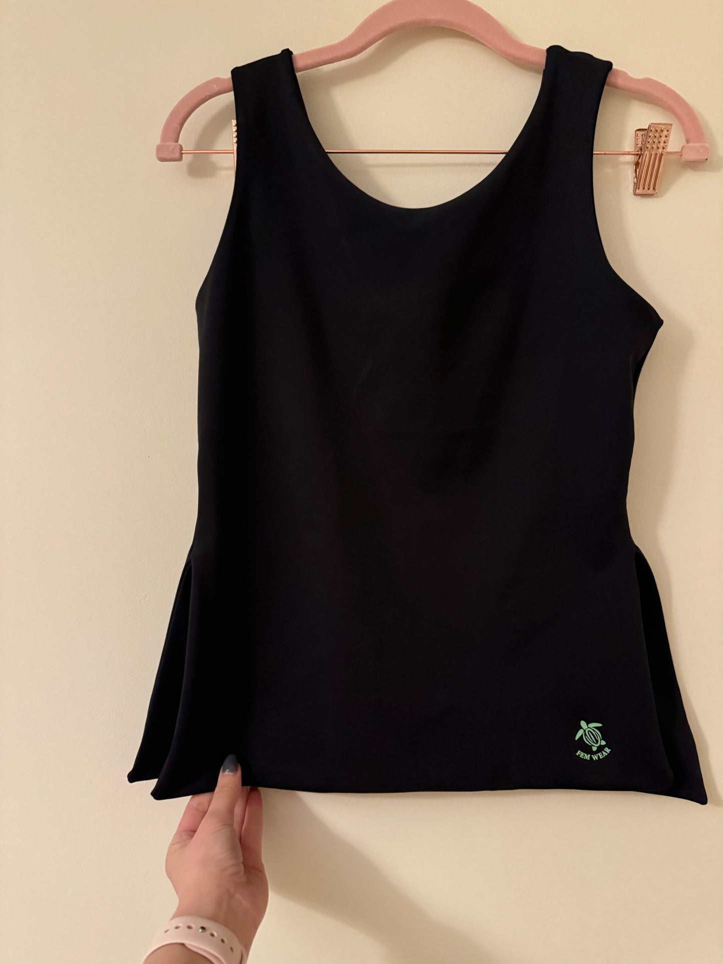 Long Top with Slits - Rose