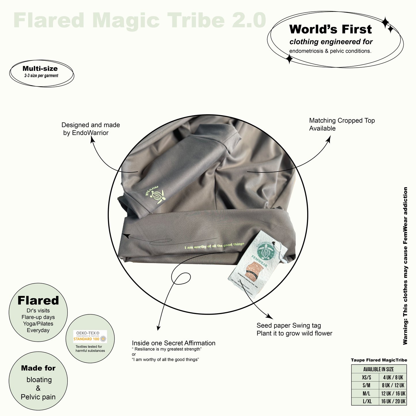 Flared Magic Tribe 2.0_TAUPE